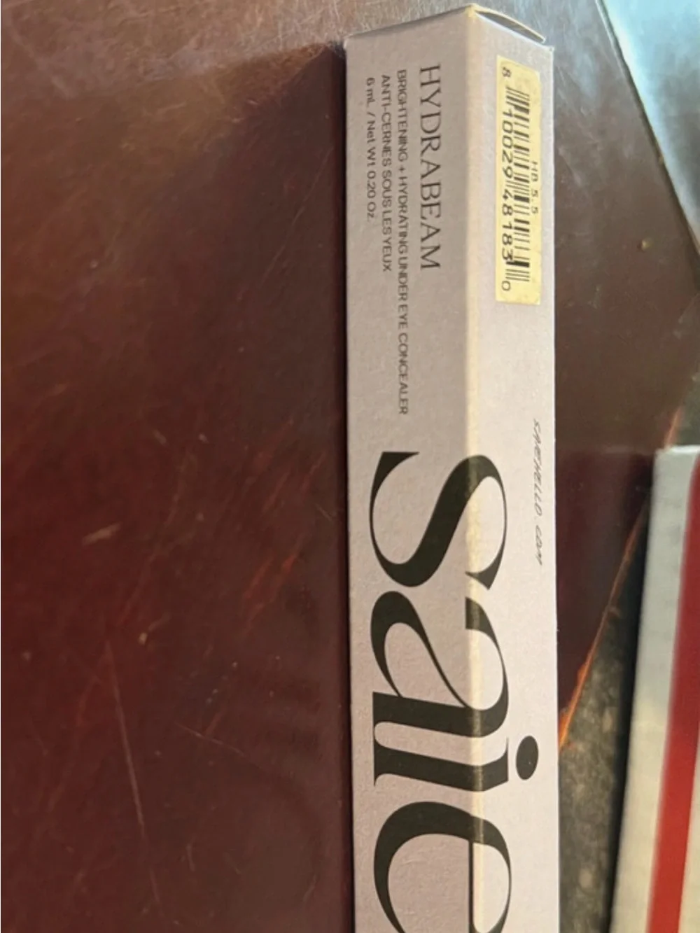 Saie Hydrabeam Under-Eye Concealer Box — Pale Lavender Shine